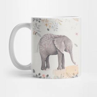 Floral Fantasy Elephant Mug